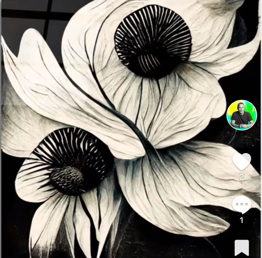 Available @ Amazon, Walmart & Wayfair. Epic Art ‘Flowers Black White&nbsp;21’