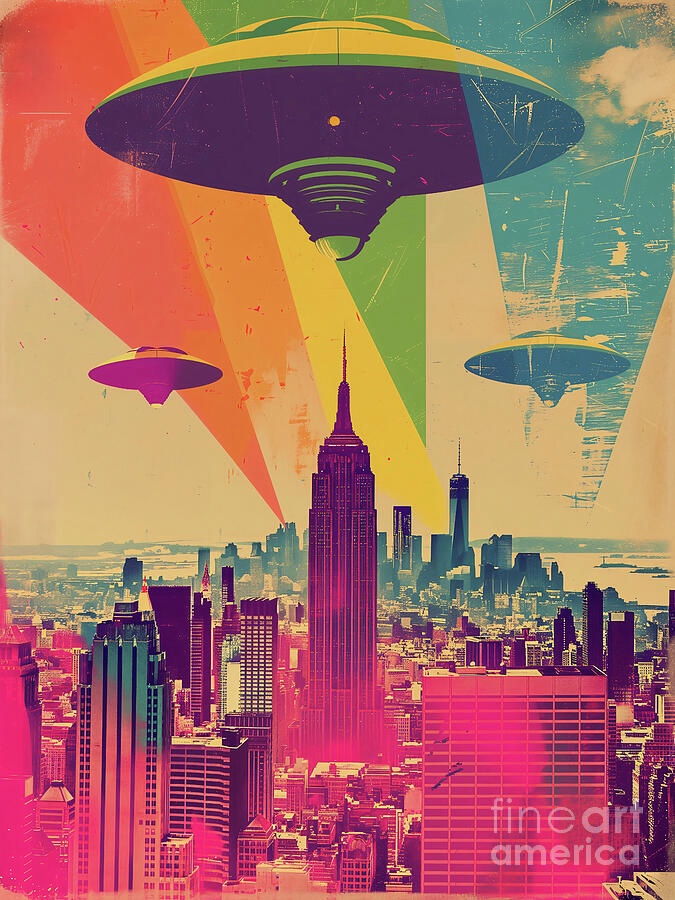 Available on Fine Art America. “Invaders NYC 3” by Ray&nbsp;Heere