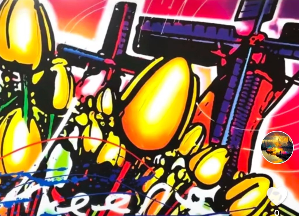 Holland. Acrylic & spraycan on canvas by Ray Heere –&nbsp;2013