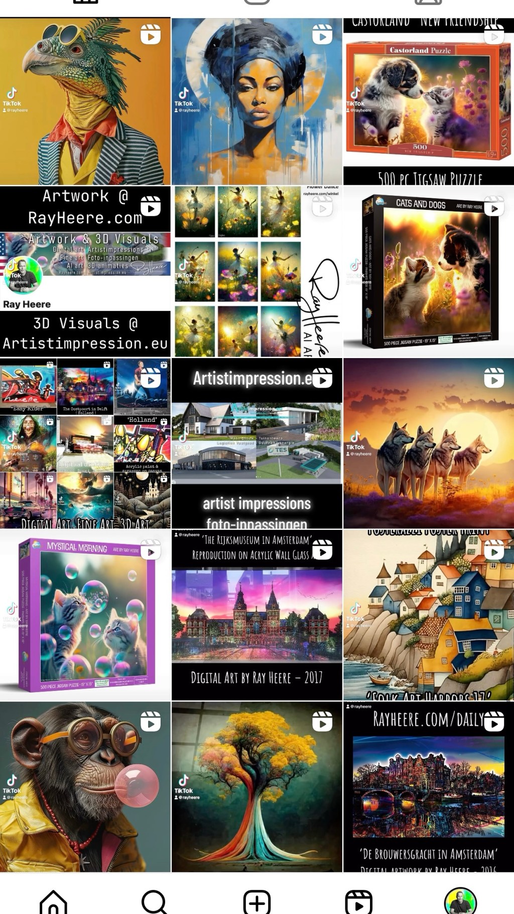 Ray Heere – Digital Art & Fine art – Insta / Feb \&nbsp;2024